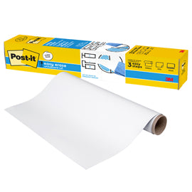 Lavagna cancellabile Easy Erase - in rotolo - 121,9 x 182,9 cm - bianco - Post-it