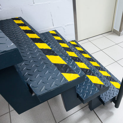 Nastro adesivo antiscivolo DURALINE GRIP+ - 5 cm x 15 m - giallo/nero - Durable