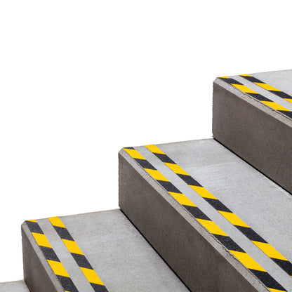 Nastro adesivo antiscivolo DURALINE GRIP+ - 2,5 cm x 15 m - giallo/nero - Durable