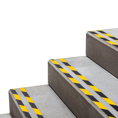 Nastro adesivo antiscivolo DURALINE GRIP+ - 2,5 cm x 15 m - giallo/nero - Durable