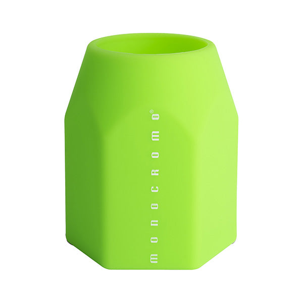 Portapenne Monocromo - 9,5 x 7,5 x 7 cm - silicone soft touch - colori fluo assortiti - Pigna