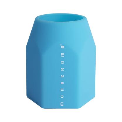 Portapenne Monocromo - 9,5 x 7,5 x 7 cm - silicone soft touch - colori fluo assortiti - Pigna