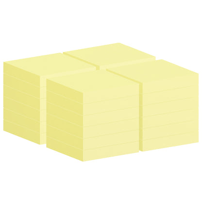 Blocco foglietti Post-it Notes - 654-CY-VP24 - 76 x 76 mm - giallo Canary - 100 fogli - Post-it - conf. 24 blocchi