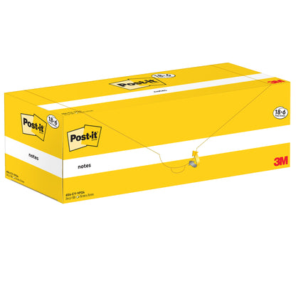 Blocco foglietti Post-it Notes - 654-CY-VP24 - 76 x 76 mm - giallo Canary - 100 fogli - Post-it - conf. 24 blocchi