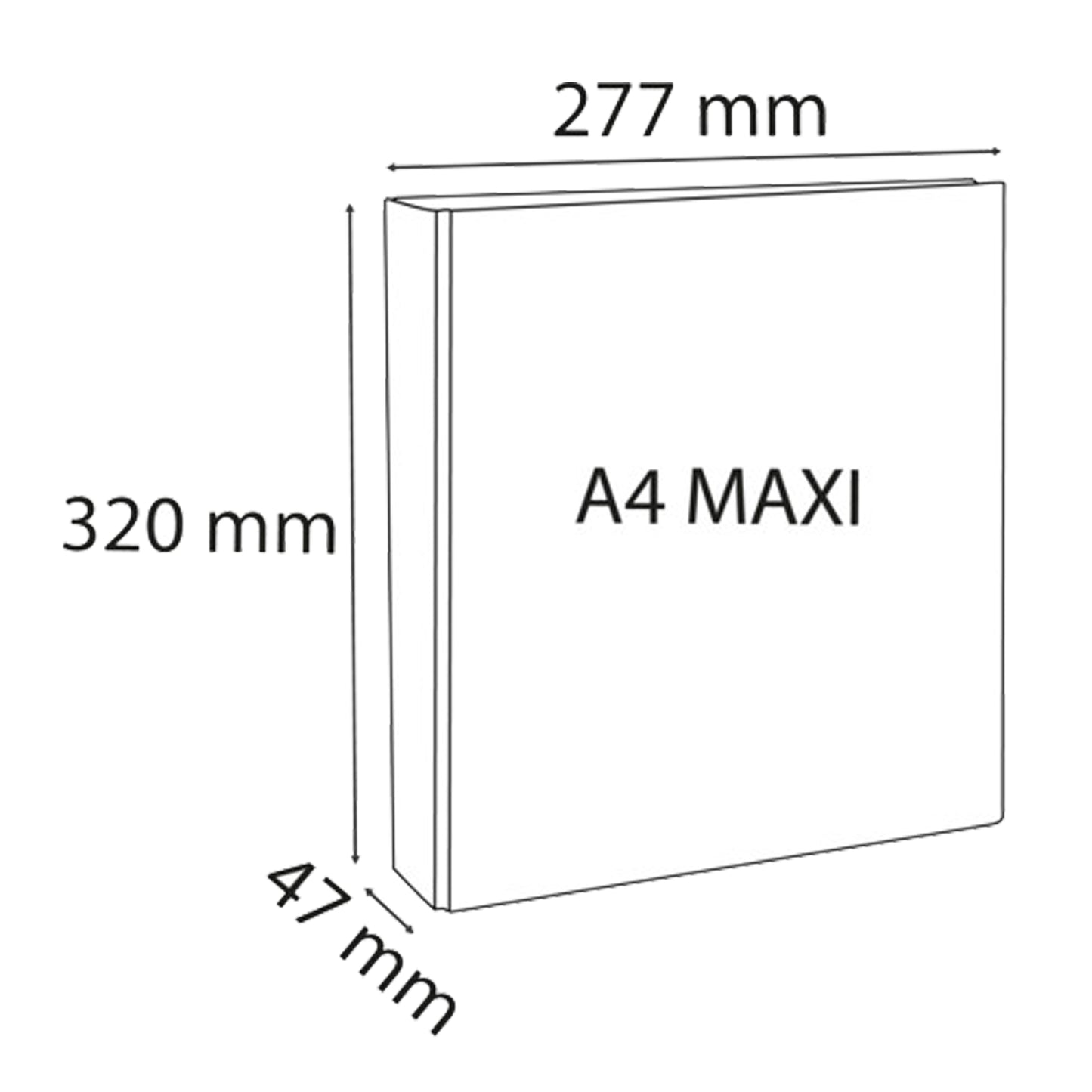 Raccoglitore personalizzabile Kreacover - A4 Maxi - 4 anelli a D 25 mm - dorso 4,7cm - PP - bianco - Exacompta