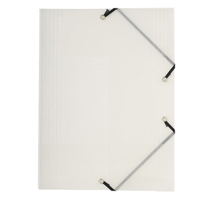 Cartella 3 lembi con elastico angolare Crystal Colours - A4 - PP - colori assortiti - Exacompta