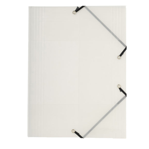 Cartella 3 lembi con elastico angolare Crystal Colours - A4 - PP - colori assortiti - Exacompta