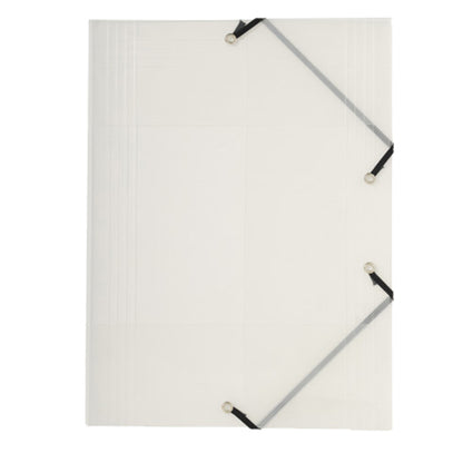 Cartella 3 lembi con elastico angolare Crystal Colours - A4 - PP - colori assortiti - Exacompta