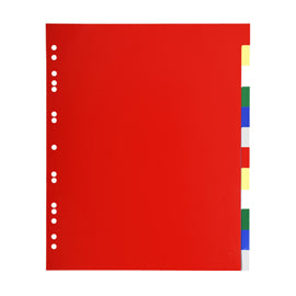 Separatore neutro a 12 tacche - PP - colori assortiti - A4 Maxi - Exacompta