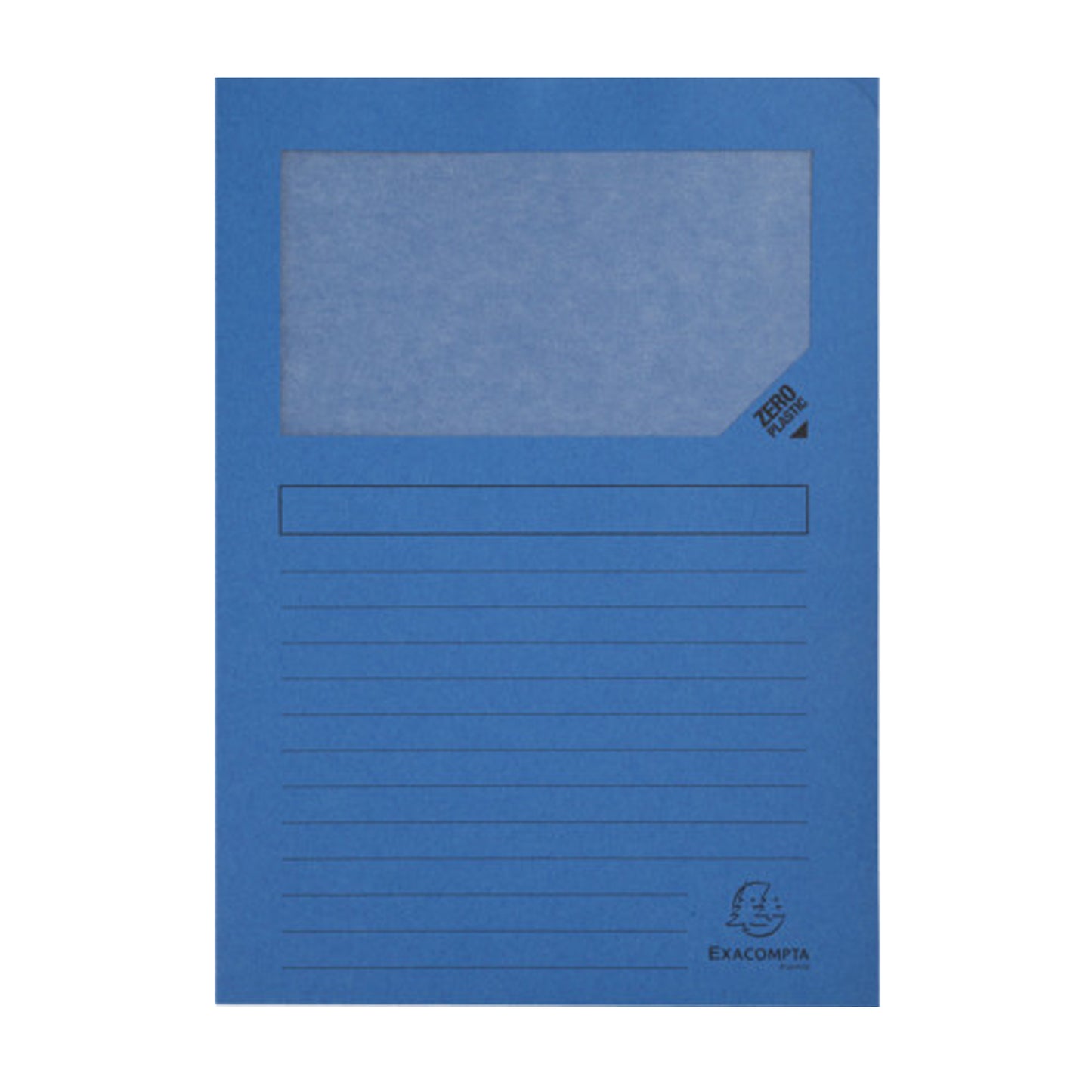 Cartellina a L con finestra Forever - 130g - A4 - colori assortiti - Exacompta - conf. 10 pezzi