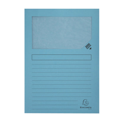 Cartellina a L con finestra Forever - 130g - A4 - colori assortiti - Exacompta - conf. 10 pezzi