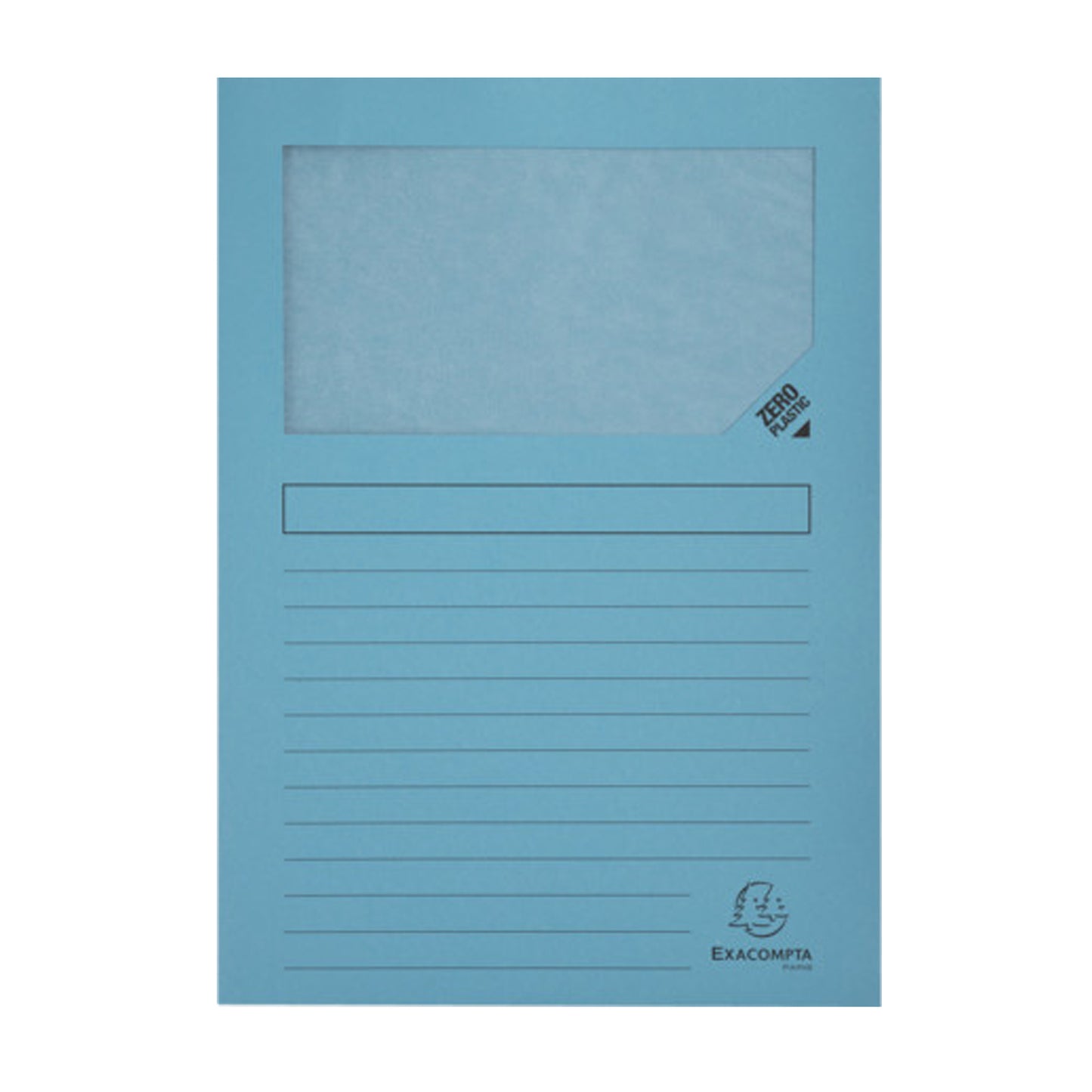 Cartellina a L con finestra Forever - 130g - A4 - colori assortiti - Exacompta - conf. 10 pezzi