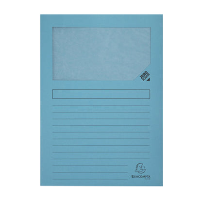 Cartellina a L con finestra Forever - 130g - A4 - colori assortiti - Exacompta - conf. 10 pezzi