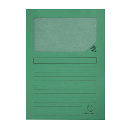 Cartellina a L con finestra Forever - 130g - A4 - colori assortiti - Exacompta - conf. 10 pezzi