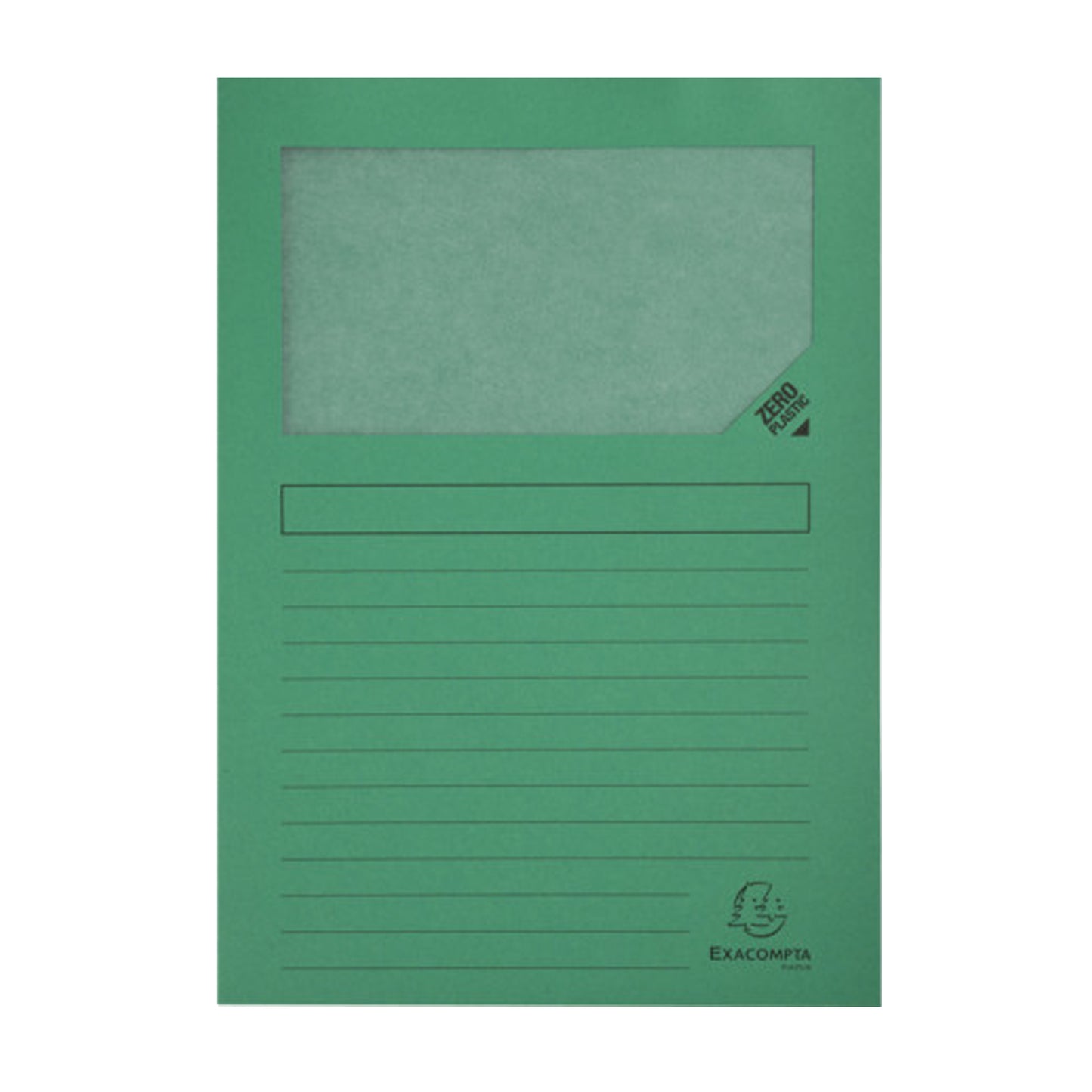 Cartellina a L con finestra Forever - 130g - A4 - colori assortiti - Exacompta - conf. 10 pezzi