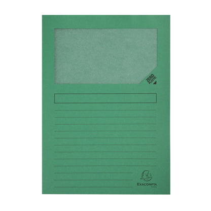 Cartellina a L con finestra Forever - 130g - A4 - colori assortiti - Exacompta - conf. 10 pezzi