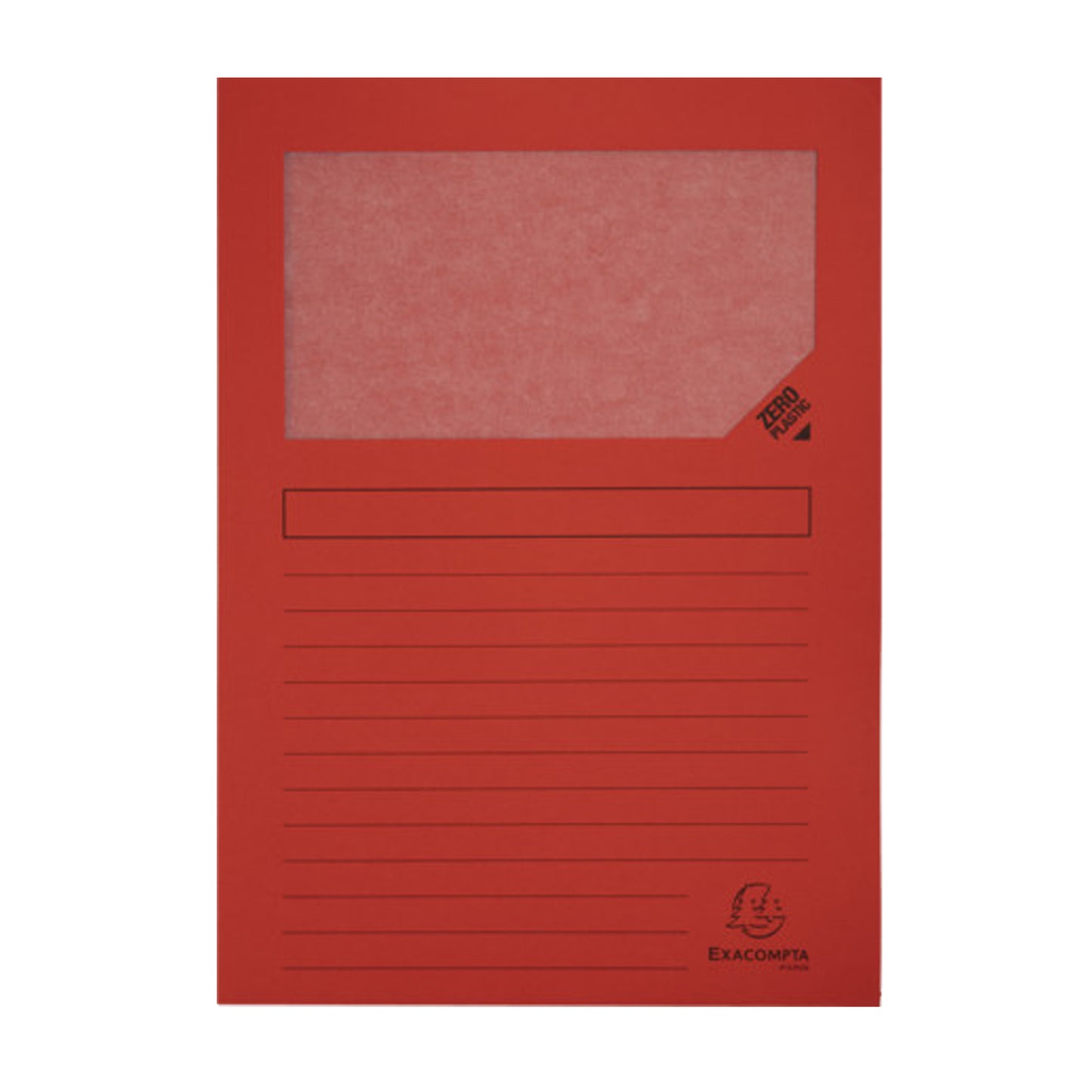 Cartellina a L con finestra Forever - 130g - A4 - colori assortiti - Exacompta - conf. 10 pezzi