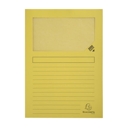 Cartellina a L con finestra Forever - 130g - A4 - colori assortiti - Exacompta - conf. 10 pezzi
