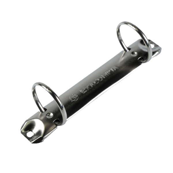 Raccoglitore foderato in PP - A4 - 2 anelli tondi 30 mm - dorso 4 cm - blu scuro - Exacompta