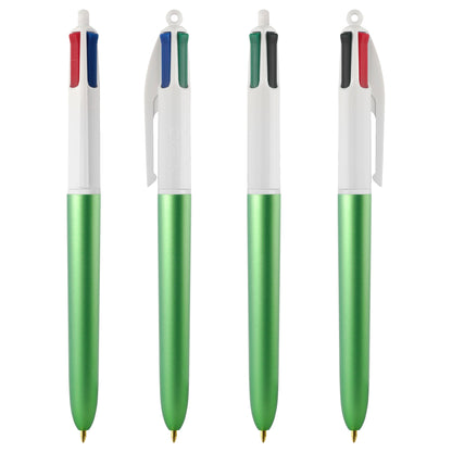 Penna sfera scatto multifunzione 4 Colors Glacè - punta 1,0 mm - colori assortiti - Bic - expo 40 pezzi
