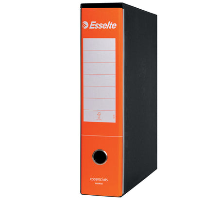 Registratore Essentials G75 - dorso 8 cm - protocollo 23 x 33 cm - arancione - Esselte