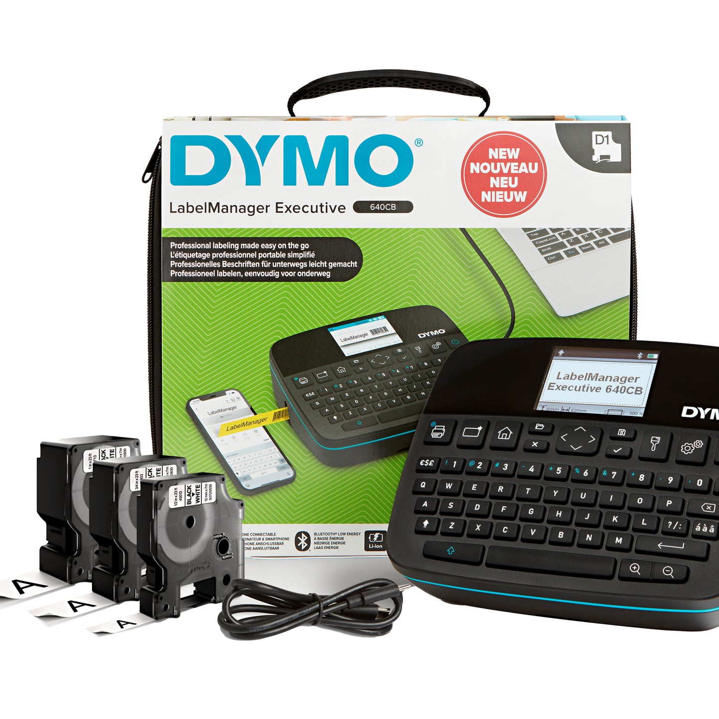 Etichettatrice Label Manager Executive 640CB QWY - promo pack - Dymo