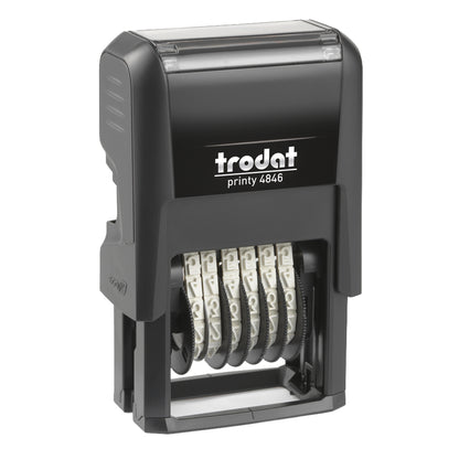 Timbro Printy 4.0 Eco 4846 Numeratore - 6 cifre - 4 mm - autoinchiostrante - Trodat