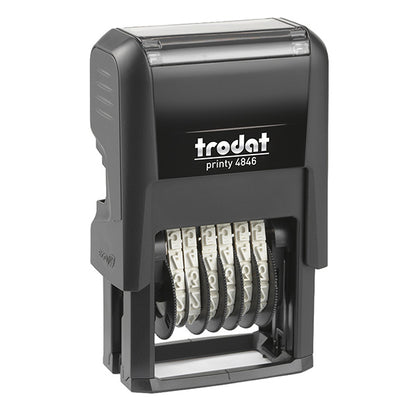 Timbro Printy 4.0 Eco 4846 Numeratore - 6 cifre - 4 mm - autoinchiostrante - Trodat