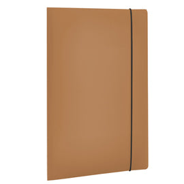 Cartella 3 lembi con elastico HOLOS - A4 - PP - marrone - Fellowes
