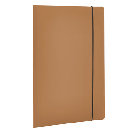 Cartella 3 lembi con elastico HOLOS - A4 - PP - marrone - Fellowes