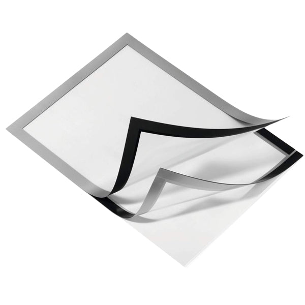 Cornice espositiva Duraframe - A4 - 21 x 29,7 cm - silver - Durable - conf. 10 pezzi