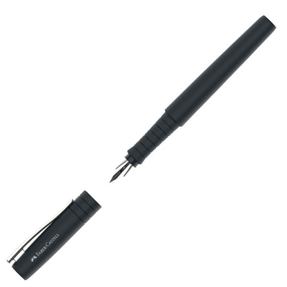 Set stilo B Poly Pen + sfera Poly Ball - punta 0,7 mm - fusto nero - Faber-Castell