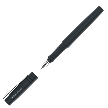 Set stilo B Poly Pen + sfera Poly Ball - punta 0,7 mm - fusto nero - Faber-Castell