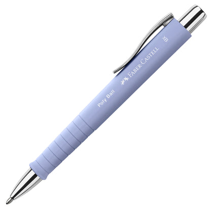 Set stilo B Poly Pen + sfera Poly Ball - punta 0,7 mm - fusto pale iris - Faber-Castell