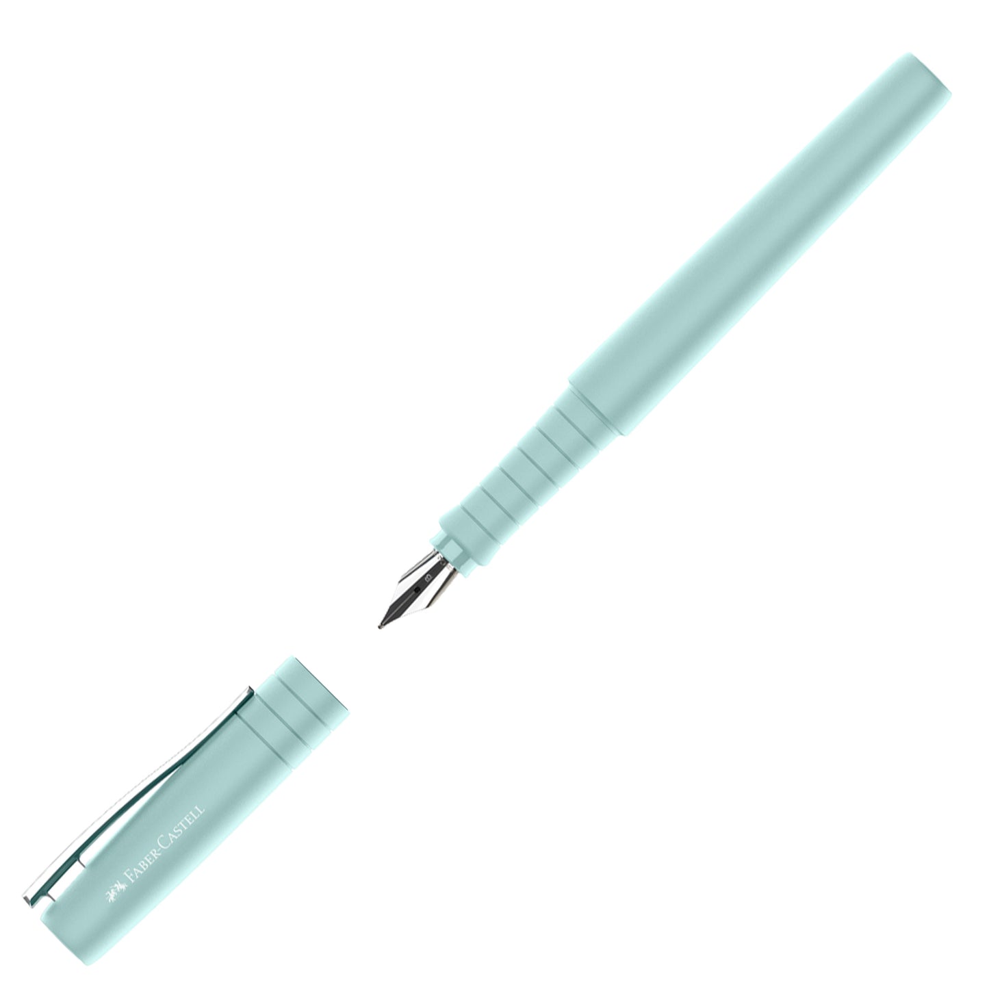 Set stilo B Poly Pen + sfera Poly Ball - punta 0,7 mm - fusto caribic blue - Faber-Castell