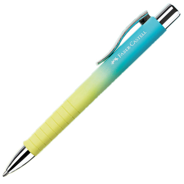 Penna a sfera Poly Ball Urban Summer - punta 0.7mm - fusto colori assortiti - Faber Castell - expo 24 pezzi