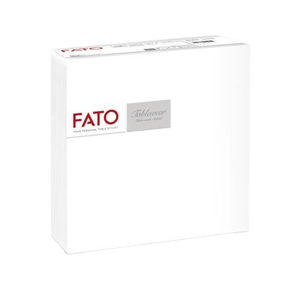 Tovagliolo linea AirLaid - carta - 40 x 40 cm - bianco - Fato - conf. 50 pezzi