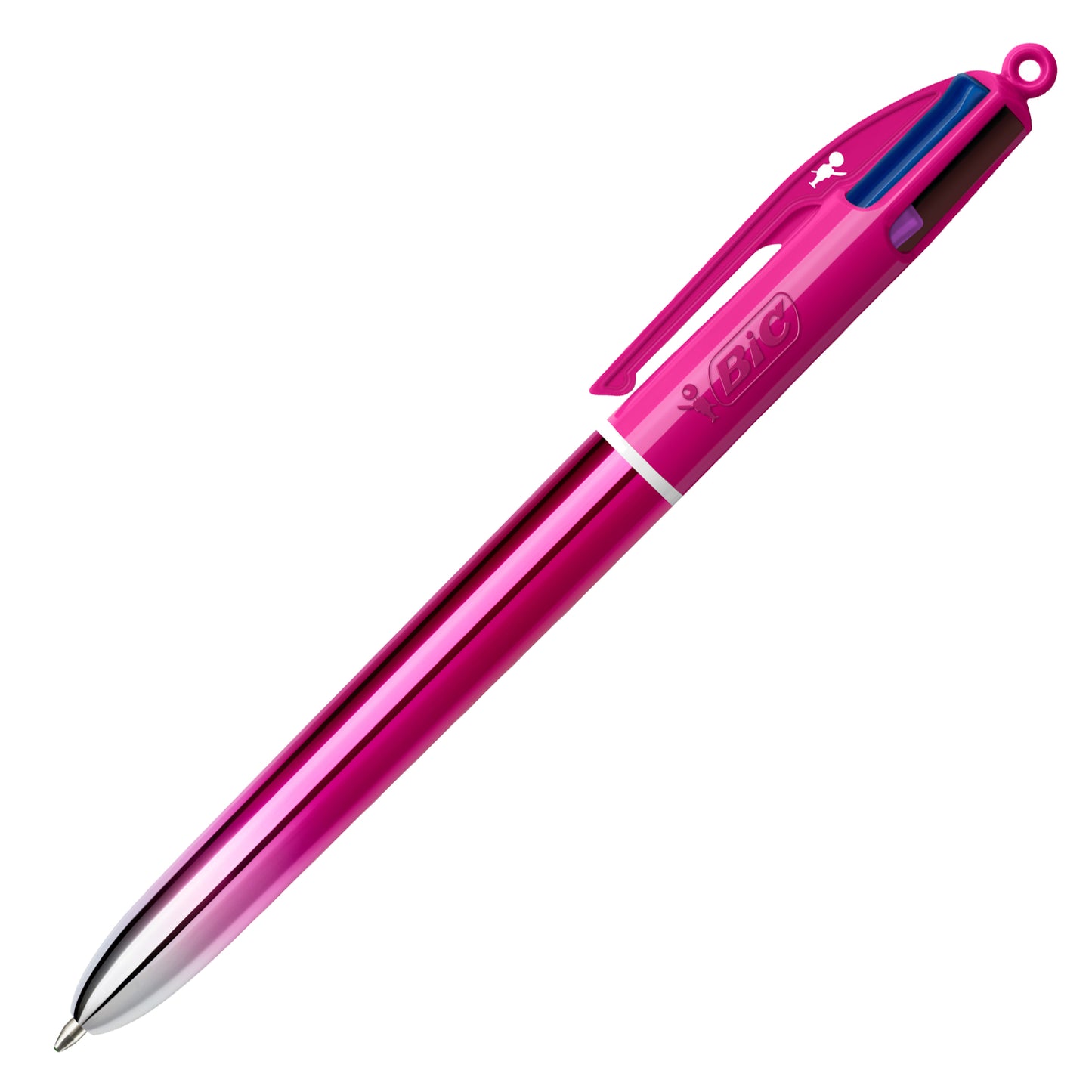 Penna 4 Colours Smooth - colori assortiti - Bic - expo 36 pezzi