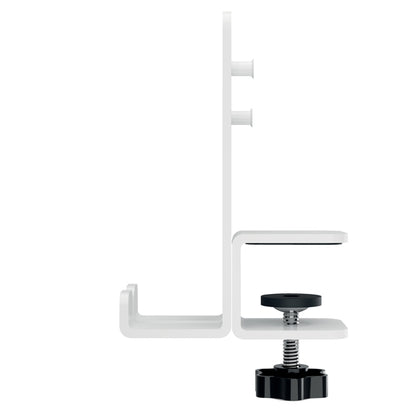 Pannello forato grande - per scrivanie compatte Sit-Stand - con supporto PC/Smartphone, portapenne e gancio - 80 x 25 x 0,8 cm - gri gio chiaro - Leitz