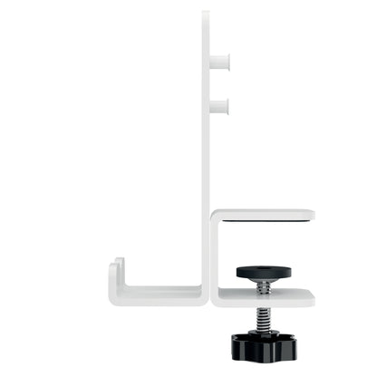 Pannello forato grande - per scrivanie compatte Sit-Stand - con supporto PC/Smartphone, portapenne e gancio - 80 x 25 x 0,8 cm - gri gio chiaro - Leitz