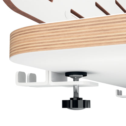 Pannello forato grande - per scrivanie compatte Sit-Stand - con supporto PC/Smartphone, portapenne e gancio - 80 x 25 x 0,8 cm - gri gio chiaro - Leitz