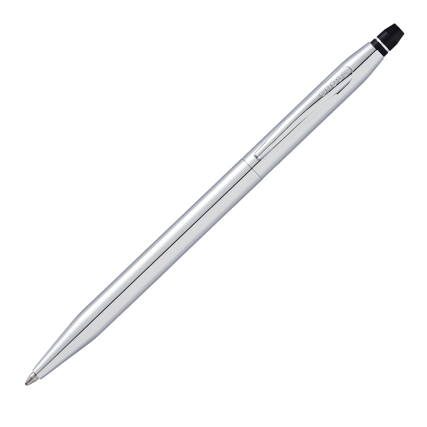 Penna sfera Click - punta M - fusto cromo - Cross