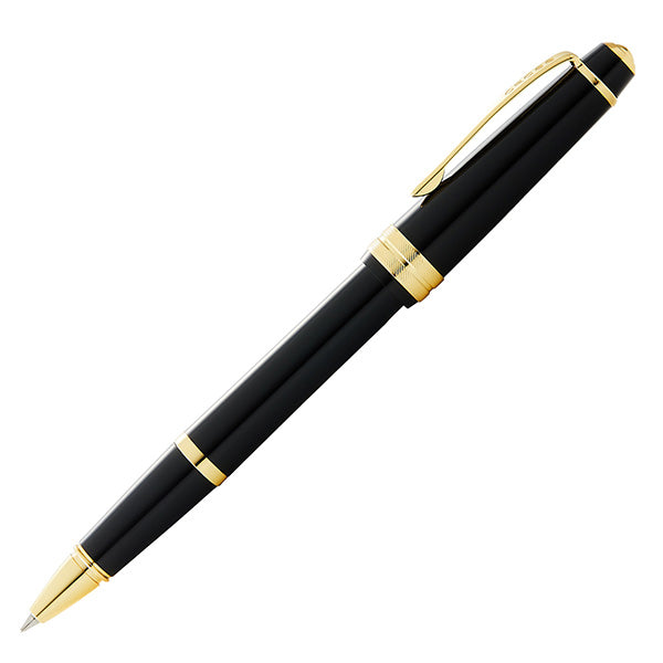 Penna stilografica Bailey Light - punta M - fusto nero/oro - Cross