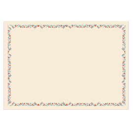 Diplomi - stampa offset fiori - A4 - 120 gr - avorio - Sadoch - conf. 10 pezzi