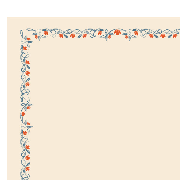 Diplomi - stampa offset fiori - A3 - 120 gr - avorio - Sadoch - conf. 10 pezzi