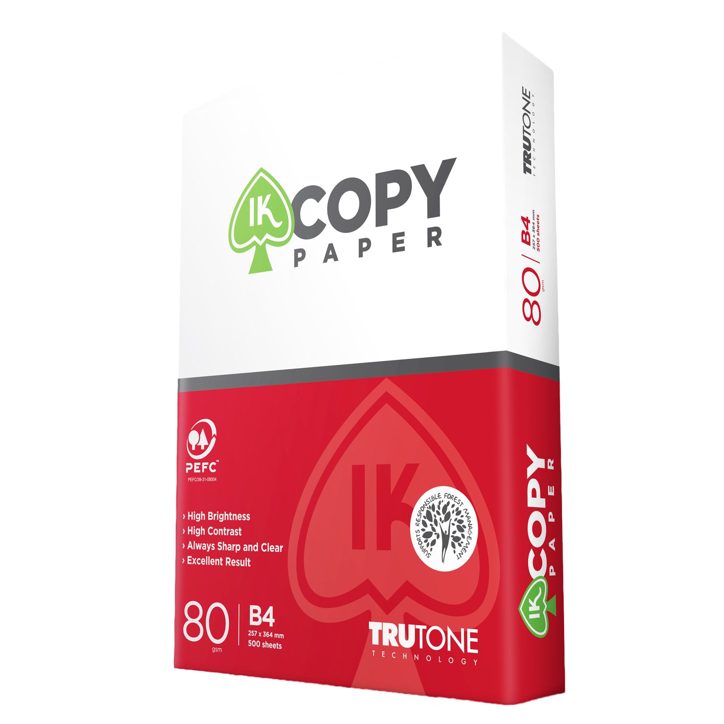 Carta IK Copy - B4 - 257 x 364 mm - 80 gr - bianco - conf. 500 fogli