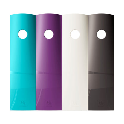 Set 4 portariviste Mag-Cube - linea Titane - 26,6 x 8,2 x 30,5 cm - colori assortiti - Exacompta