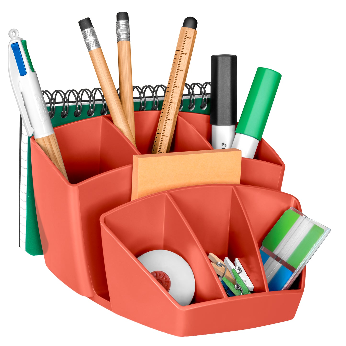 Desktop organizer Terra nova - terracotta - 118 x 89 x H98mm - CEP