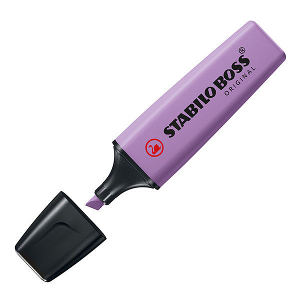 Evidenziatori Stabilo Boss Wildflowers - punta a scalpello - tratto 2 - 5 mm - colori assortiti - Stabilo - deskset 10 pezzi