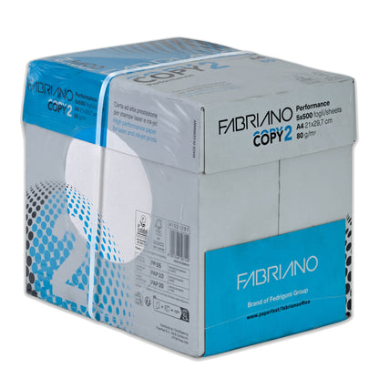 Carta fotocopie Copy 2 Strong Carton - A4 - 80 gr - bianco - Fabriano - conf. 500 fogli